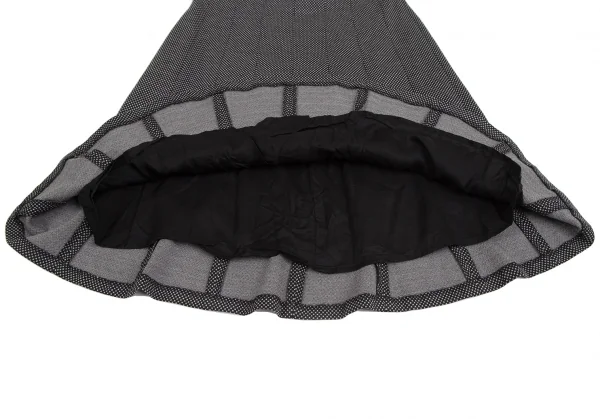 ポールスミス ブラックPaul Smith BLACK ポリレーヨン裏染めドットプリント総柄セットアップスーツ 黒グレー38 K-128207_014