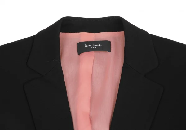 ポールスミス ブラックPaul Smith BLACK コットンリヨセル1Bジャケット 黒38 K-128208_003
