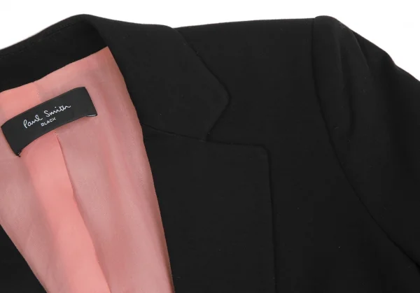 ポールスミス ブラックPaul Smith BLACK コットンリヨセル1Bジャケット 黒38 K-128208_004