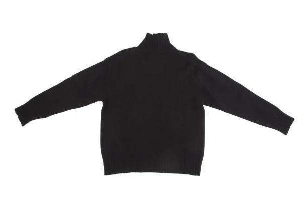 コムデギャルソン オムCOMME des GARCONS HOMME フロントステッチハイネックニットセーター 黒M位 K-128235_012