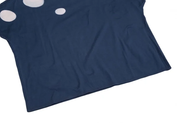 ヨーガンレール ババグーリJURGEN LEHL Babaghuri ドットプリントスクエアシルエットTシャツ 青S K-128242_009