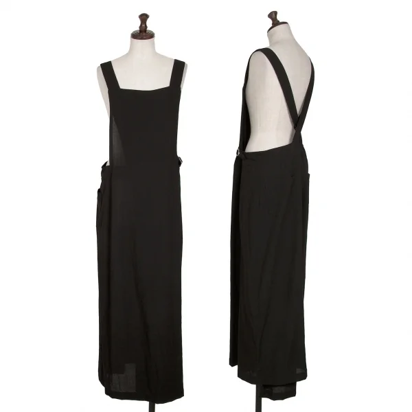 tricot COMME des GARCONS Wool Apron Skirt Black M K-128255_001