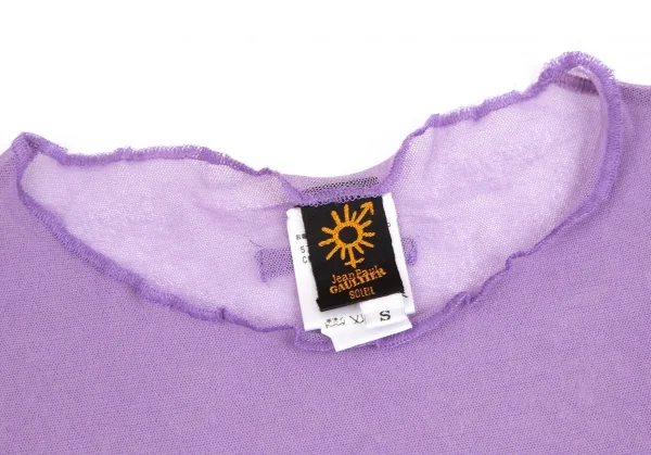Jean Paul GAULTIER SOLEIL Logo Printed Mesh T-shirt K-128263_004