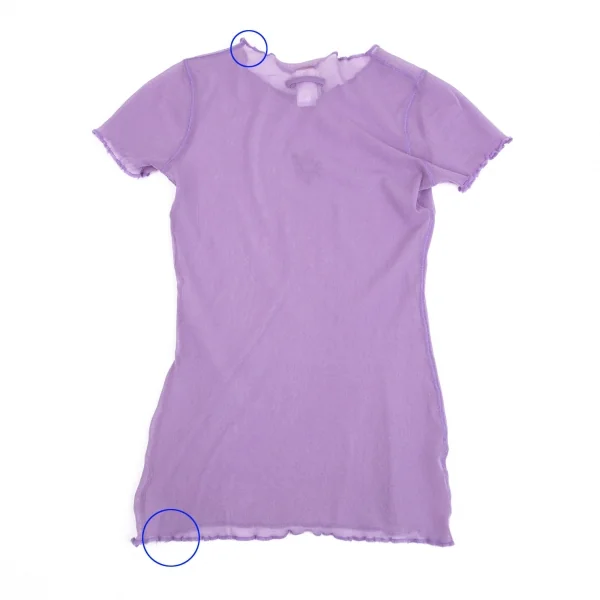 Jean Paul GAULTIER SOLEIL Logo Printed Mesh T-shirt K-128263_009