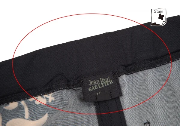 ジャンポールゴルチエ ファムJean Paul GAULTIER FEMME フラワープリントショートパンツ 黒40 K-128272_004