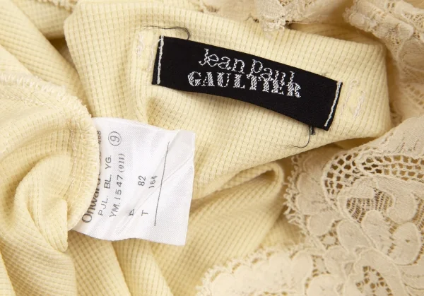 Jean Paul GAULTIER Lace Switching Top K-128273_014