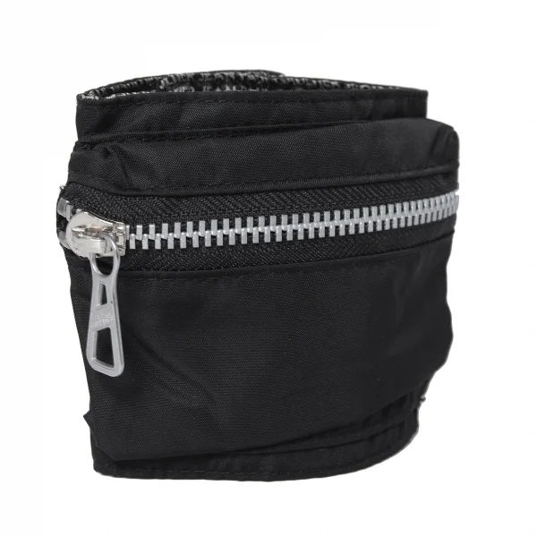 ジャンポールゴルチエJean Paul GAULTIER ジップポケットリストバンド 黒 K-128274_001