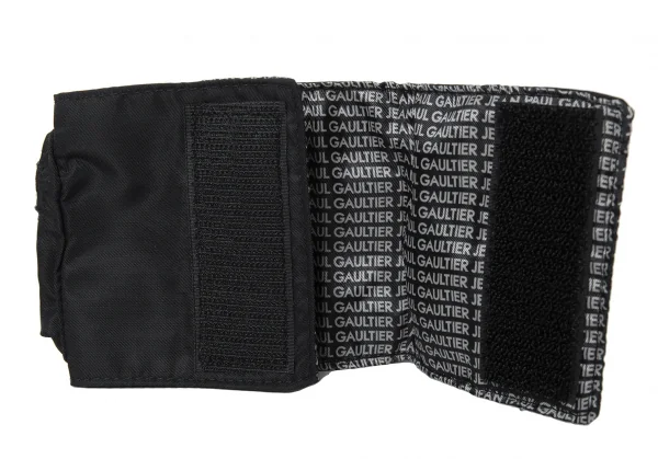 ジャンポールゴルチエJean Paul GAULTIER ジップポケットリストバンド 黒 K-128274_004