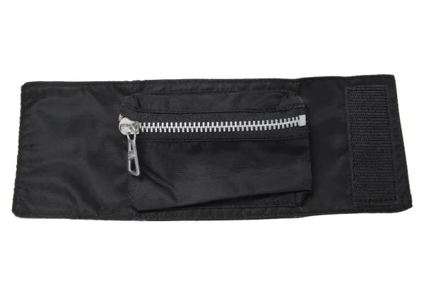 ジャンポールゴルチエJean Paul GAULTIER ジップポケットリストバンド 黒 K-128274_006