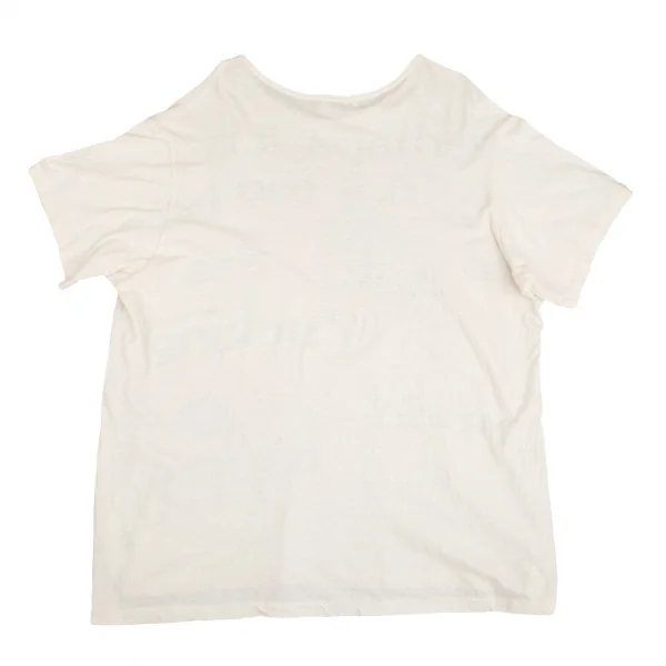 ヨウジヤマモト プールオムYohji Yamamoto POUR HOMME フラワーグラフィックプリントTシャツ 生成3 K-128276_008