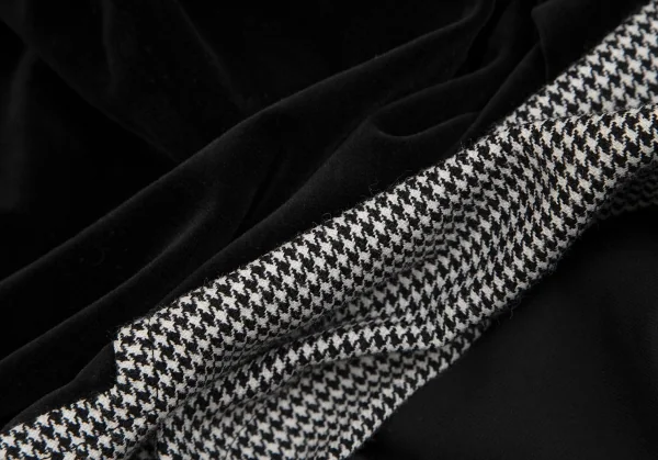 ローブドシャンブル コムデギャルソンrobe de chambre COMME des GARCONS ハウンドトゥースセットアップ 黒白M・M位 K-128312_017