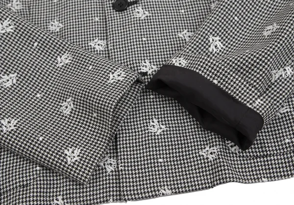ローブドシャンブル コムデギャルソンrobe de chambre COMME des GARCONS ハウンドトゥースセットアップ 黒白M・M位 K-128312_005