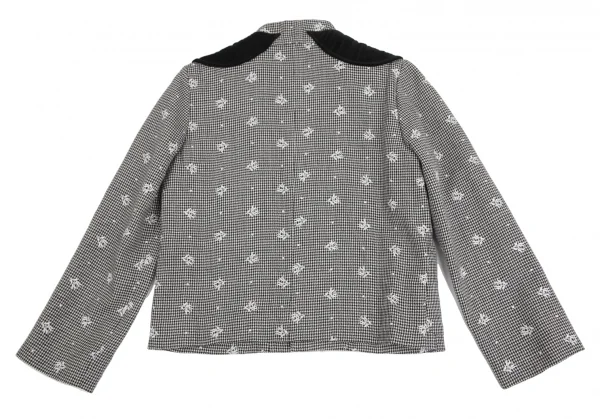 ローブドシャンブル コムデギャルソンrobe de chambre COMME des GARCONS ハウンドトゥースセットアップ 黒白M・M位 K-128312_009
