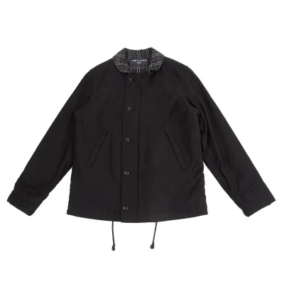 COMME des GARCONS HOMME Check Lining Padding Cotton Jacket