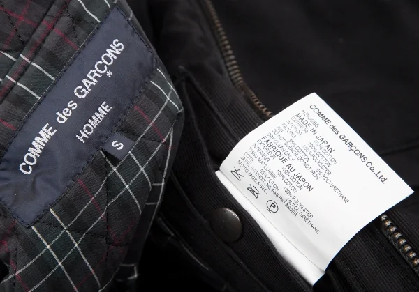 COMME des GARCONS HOMME Check Lining Padding Cotton Jacket K-128324_019