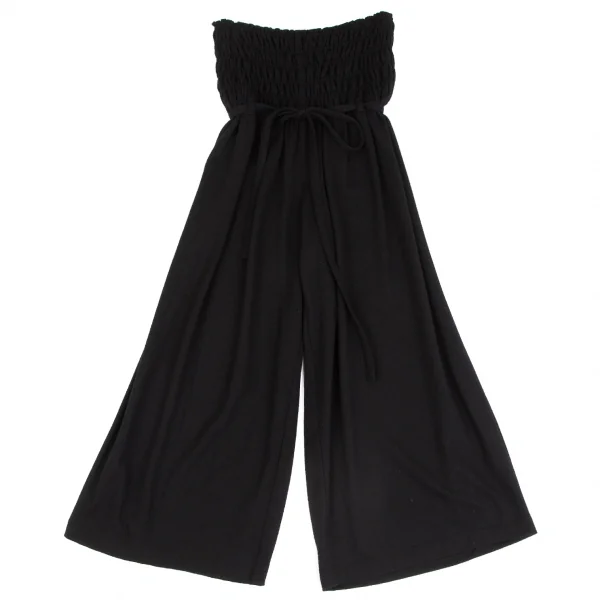 COMME des GARCONS High Waist Gather Wide Knit Pants K-128341_002