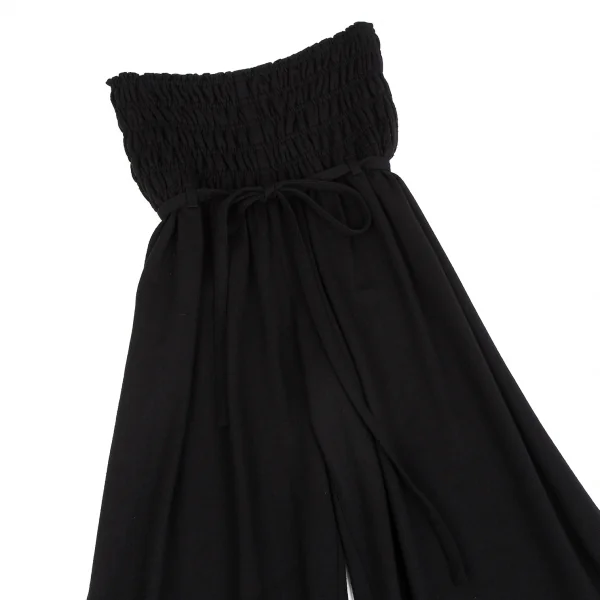 COMME des GARCONS High Waist Gather Wide Knit Pants K-128341_003