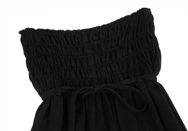 COMME des GARCONS High Waist Gather Wide Knit Pants K-128341_004