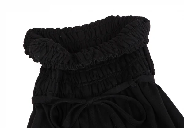 COMME des GARCONS High Waist Gather Wide Knit Pants K-128341_005