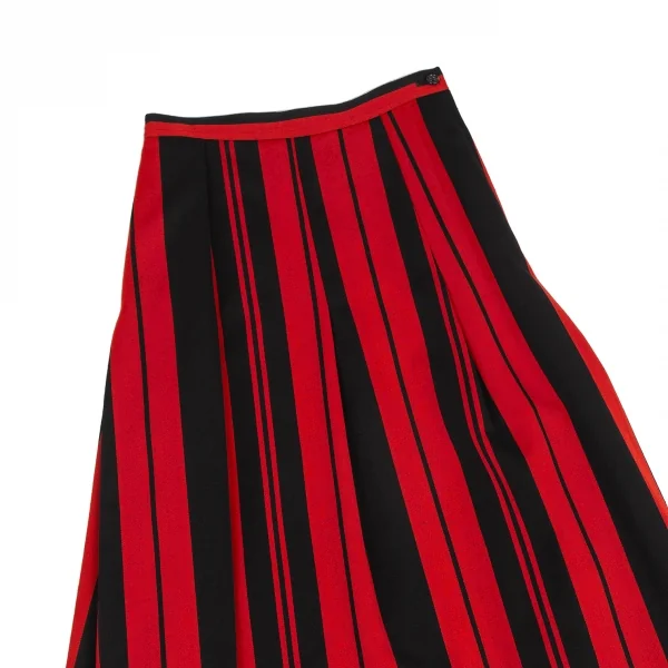 COMME des GARCONS Bi-color Stripe Pleats Skirt K-128346_003