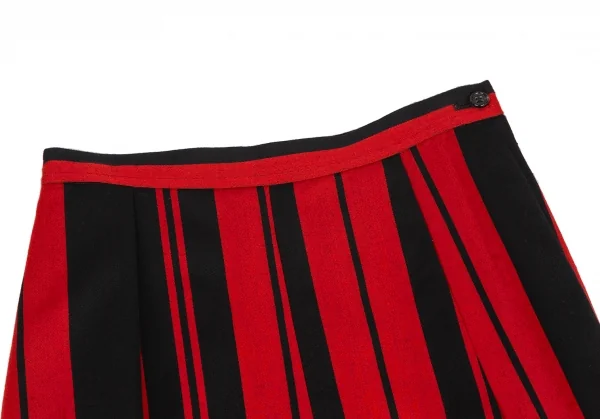 COMME des GARCONS Bi-color Stripe Pleats Skirt K-128346_004