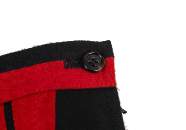 COMME des GARCONS Bi-color Stripe Pleats Skirt K-128346_006