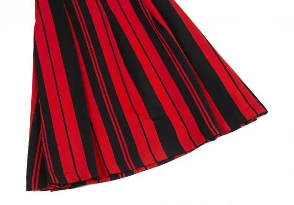 COMME des GARCONS Bi-color Stripe Pleats Skirt K-128346_007