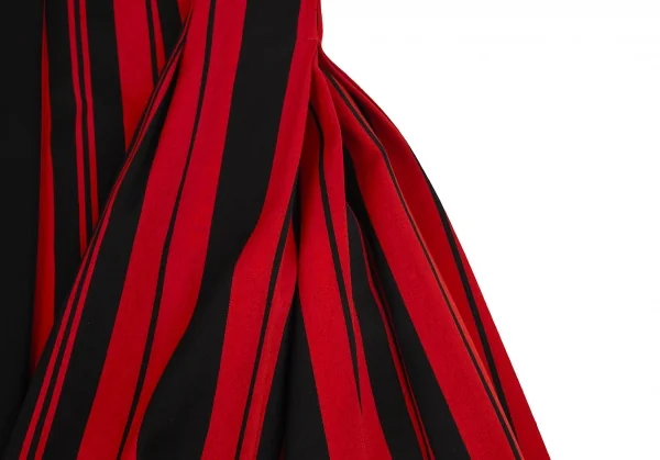 COMME des GARCONS Bi-color Stripe Pleats Skirt K-128346_008