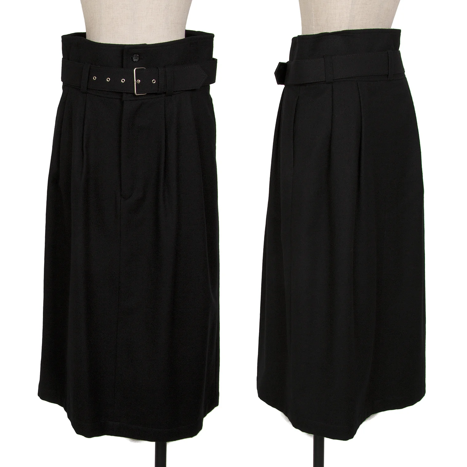 コムデギャルソンCOMME des GARCONSウールベルテッドタックス