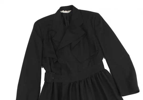 COMME des GARCONS Shadow Stripe Woven Belted Coat K-128351_003