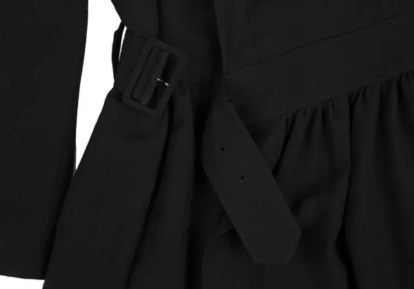 COMME des GARCONS Shadow Stripe Woven Belted Coat K-128351_008