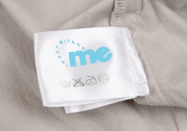 イッセイミヤケ ミーISSEY MIYAKE me フロントタックボックスシルエットワンピース ベージュF K-128383_014