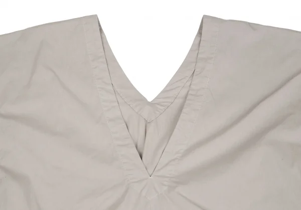 イッセイミヤケ ミーISSEY MIYAKE me フロントタックボックスシルエットワンピース ベージュF K-128383_004