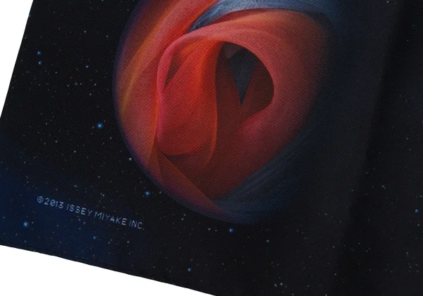 新品!イッセイミヤケISSEY MIYAKE プラネットプリント風呂敷 紺 K-128400_005