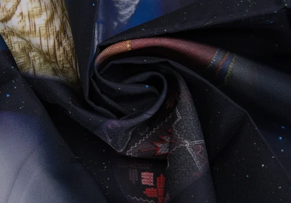 新品!イッセイミヤケISSEY MIYAKE プラネットプリント風呂敷 紺 K-128400_007