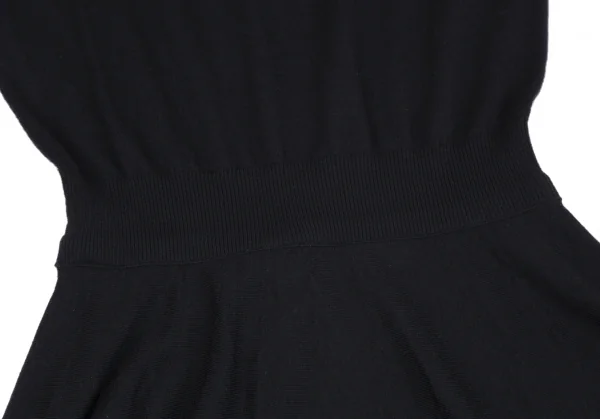 マルティニークmartinique クレリックカラーニットワンピース 紺白S位 K-128402_010