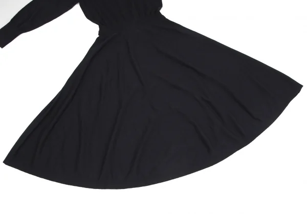 マルティニークmartinique クレリックカラーニットワンピース 紺白S位 K-128402_008