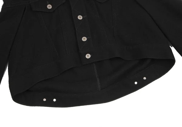 タオ コムデギャルソンtao COMME des GARCONS袋ドッキングウールトラッカージャケット 黒M K-128406_011