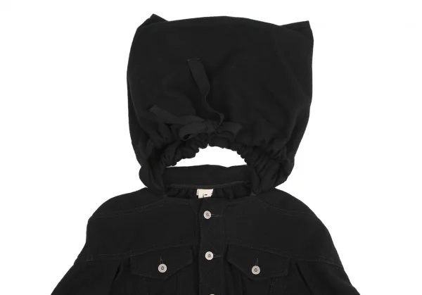 タオ コムデギャルソンtao COMME des GARCONS袋ドッキングウールトラッカージャケット 黒M K-128406_003