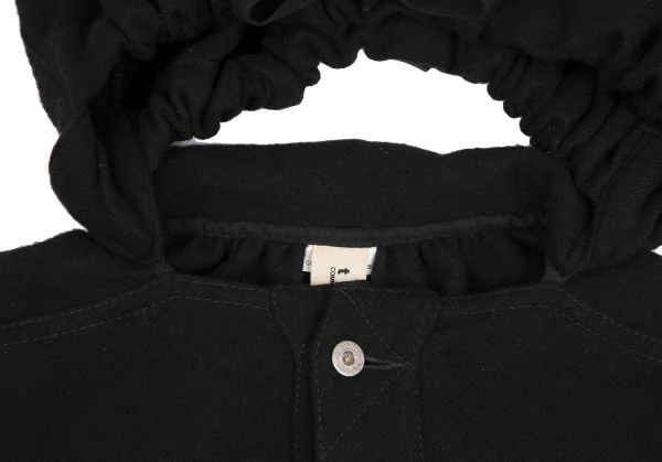 タオ コムデギャルソンtao COMME des GARCONS袋ドッキングウールトラッカージャケット 黒M K-128406_004