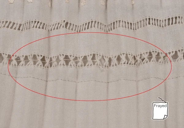 ISSEY MIYAKE Lace Switching Pleated Jacket K-128414_013