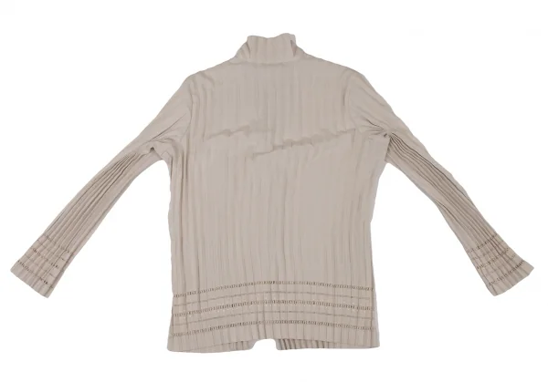 ISSEY MIYAKE Lace Switching Pleated Jacket K-128414_018