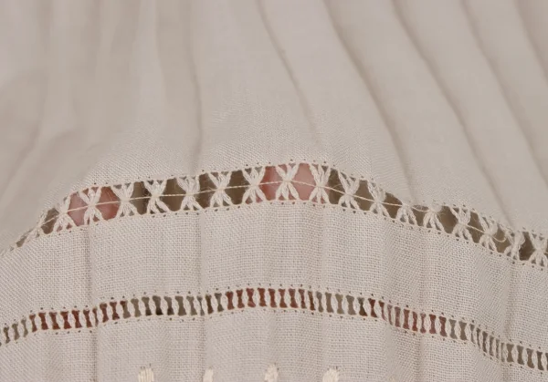 ISSEY MIYAKE Lace Switching Pleated Jacket K-128414_019