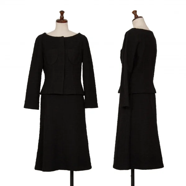 Sybilla Pile Short Jacket & Skirt Black M K-128433_001