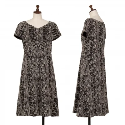 Sybilla Embroidery Wool Dress