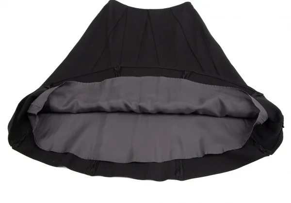 Sybilla Tucked Wool Knit Skirt K-128465_008