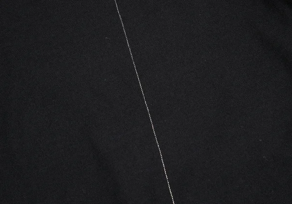 ワイズY's コットンラメステッチドレープハイネックカットソー 黒2 K-128492_010