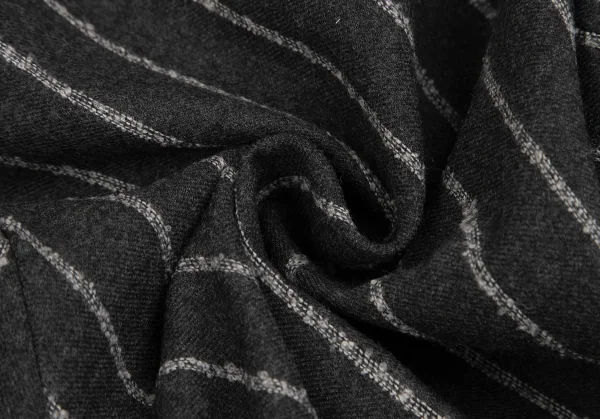 ヴェルサスVERSUS ウールストライプダブルパンツ グレー50 K-128500_012