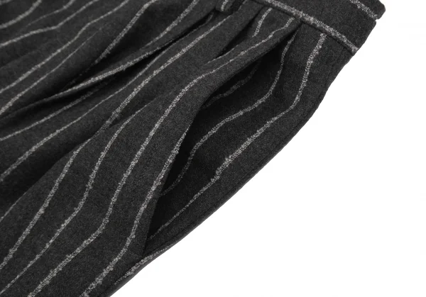 ヴェルサスVERSUS ウールストライプダブルパンツ グレー50 K-128500_006