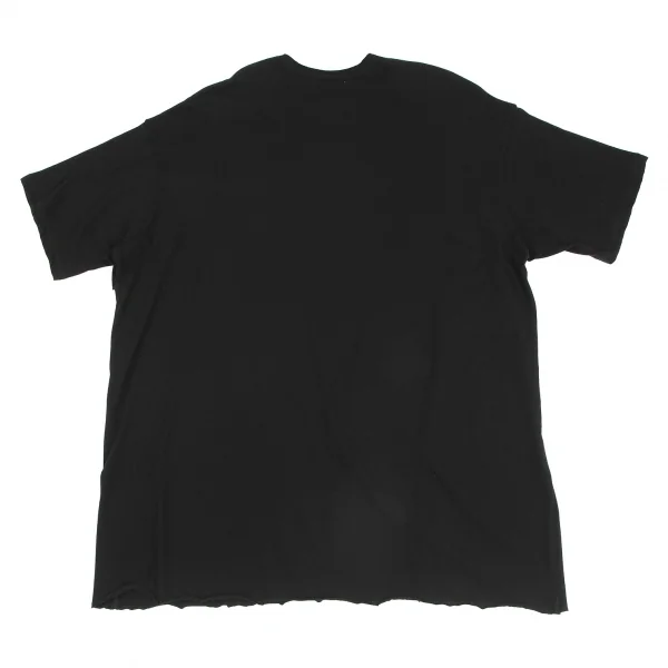 ヨウジヤマモト プールオムYohji Yamamoto POUR HOMME ポケットペーストデザインTシャツ 黒3 K-128510_010